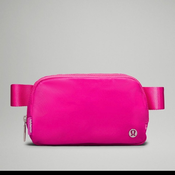 lululemon athletica Handbags - ***LAST ONE!!!**LULULEMON 1L EVERYWHERE BELT BAG IN SONIC PINK/WHITE